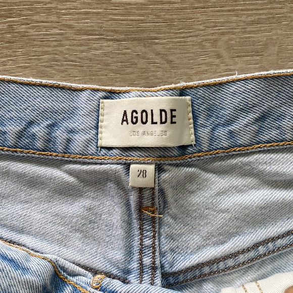 Agolde Parker Denim Cutoffs - Picture 2 of 3